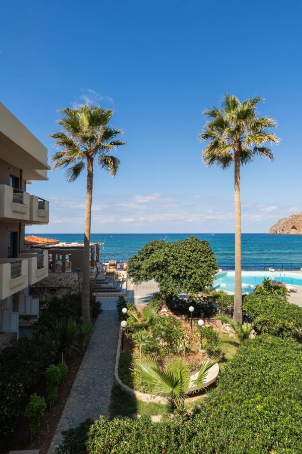 Hotel Haris On The Beach Агия-Марина Экстерьер фото