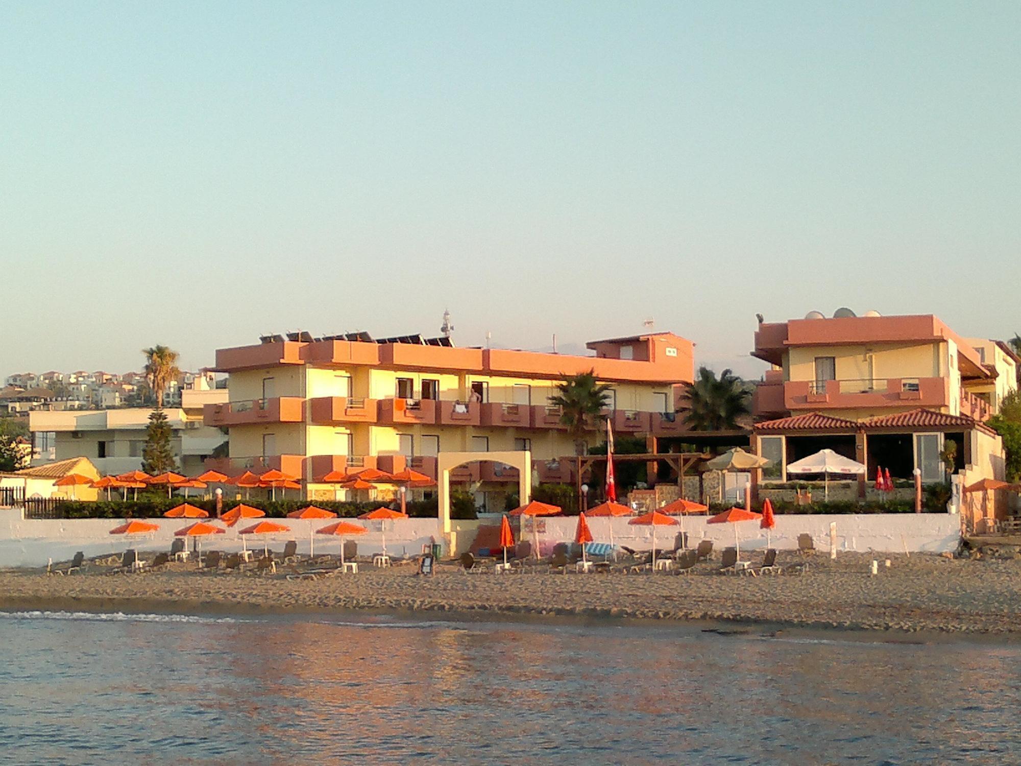 Hotel Haris On The Beach Агия-Марина Экстерьер фото