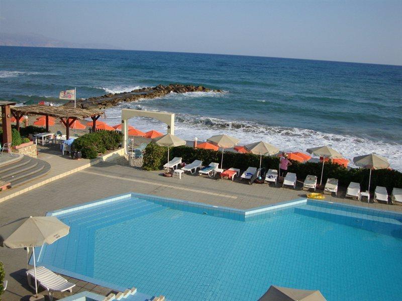 Hotel Haris On The Beach Агия-Марина Экстерьер фото