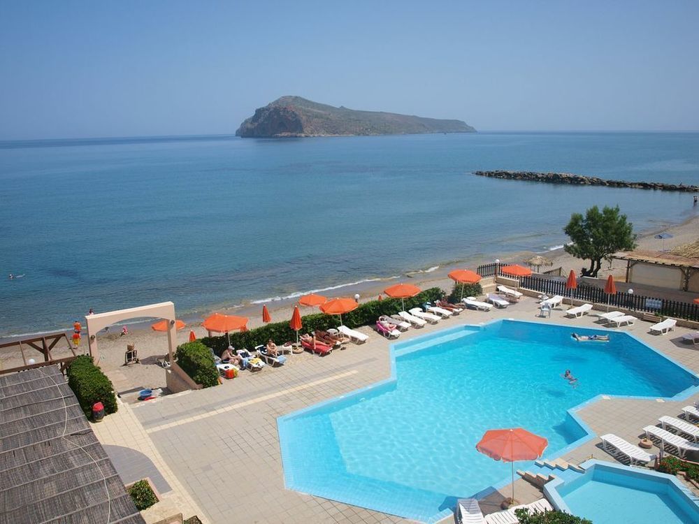 Hotel Haris On The Beach Агия-Марина Экстерьер фото